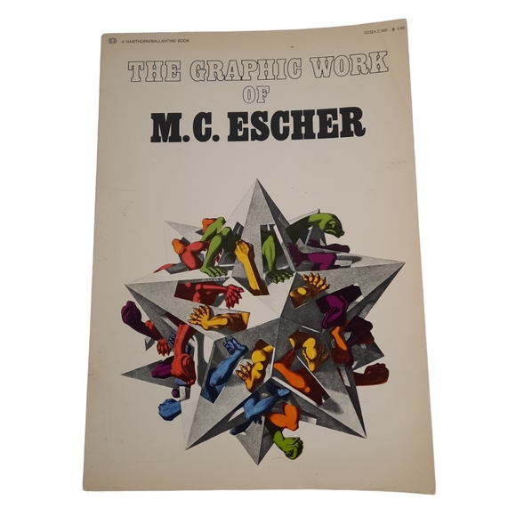 MC Escher Other - 1971 THE GRAPHIC WORK OF MC ESCHER Artist Illusion Staircase Pattern Math Book